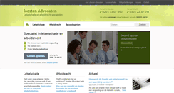 Desktop Screenshot of joostenadvocaten.nl